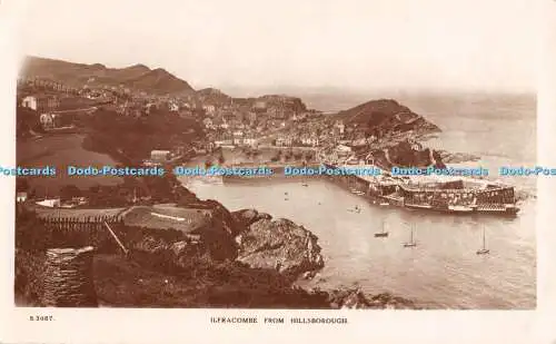 R310638 Ilfracombe aus Hillsborough W H S Echtfoto Serie 1943