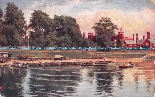 R305830 Hampton Court Palace from the Thames Gale and Polden