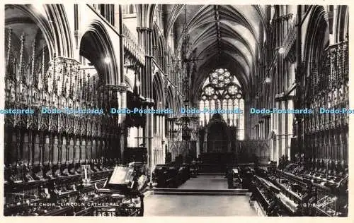 R307506 The Choir Lincoln Cathedral G715 Walter Scott RP