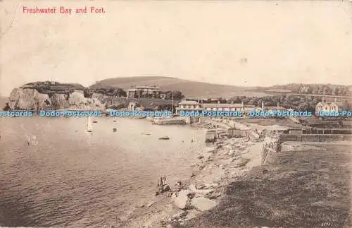 R309145 Freshwater Bay and Fort Gubbins Freshwater and Totland No 1911