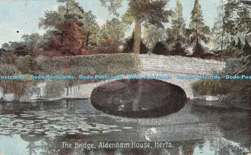 R304204 The Bridge Aldenham House Herts Kunst Postkarten Shureys Publikationen