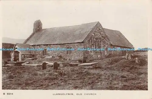 R306000 Llangelynin Old Church W H S Kingsway Echtfoto Serie 1923