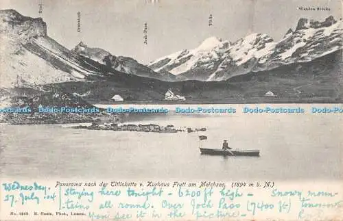 R307680 Panorama nach der Titliskette v Kurhaus Frutt am Melchsee Nr 1869 E Goet