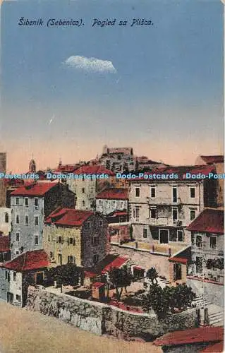 R310885 Sibenik Sebenico Pogled sa Plisca Ante Bogic 1918