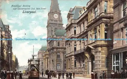 R307709 1079 1 Municipal Building and Conservative Club Dale Street Liverpool Ha