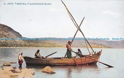 R306211 Tiberias Fischerboot Photochrom Celesque Serie S P C K Serie