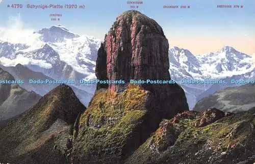 R307872 M 4770 Schynige Platte Jungfrau Gummihorn Grosshorn Breithorn Fotoglob