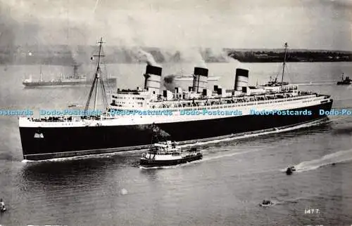 R309536 Queen Mary The Ships 1477 Real Photographs Co Ltd Victoria House Southpo