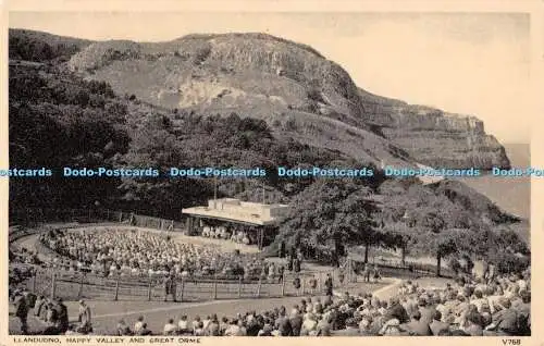 R311128 Llandudno Happy Valley and Great Orme Photochrom 1962