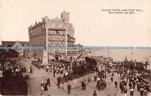 R309629 Palace Hotel And Pier Hill Southend On Sea S 17 Postkarte 1915