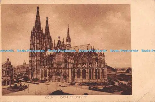 R311217 Köln Dom Südseite K T F Fotografie 1919