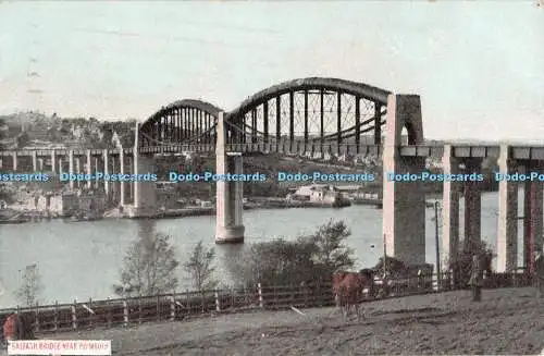 R308014 Saltash Bridge in der Nähe von Plymouth The Milton Chromolette Series Woolstone Bro