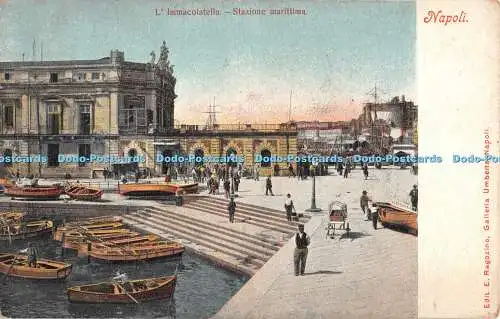 R309723 Llmmacolatella Stazione marittima Napoli Edit E Ragozino Galleria Umbert