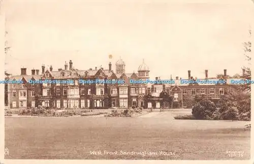R308103 West Front Sandringham House Tuck