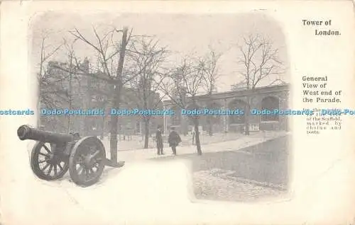 R308178 Tower of London Gesamtansicht des westlichen Endes der Parade In der Mitte befindet sich