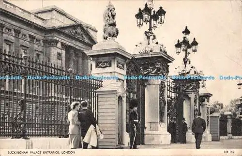 R308216 Buckingham Palace Entrance London LO 145 Crome Series Jarrold