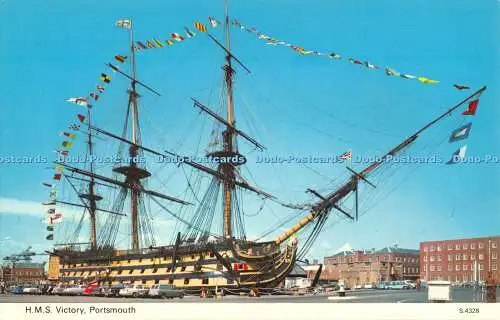 R309962 H M S Victory Portsmouth S 4328 E T W Dennis and Sons LTD Photocolour