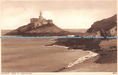 R308305 Mumbles Kopf und Leuchtturm 56814 Photochrom