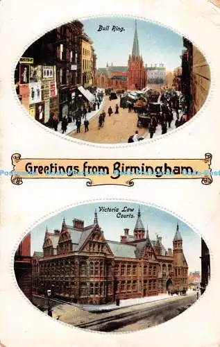 R311540 Grüße aus Birmingham O Beddows Multi View
