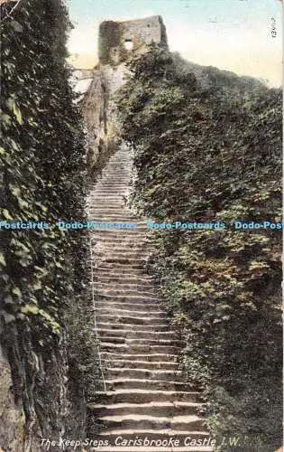 R311594 13442 The Keep Steps Carisbrooke Castle I W The Wrench Series 1905