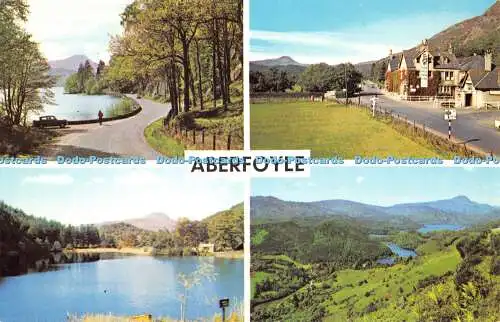 R310231 Aberfoyle The Aberfoyle Valley and Bend Lomond Loch Ard and Ben Lomond M