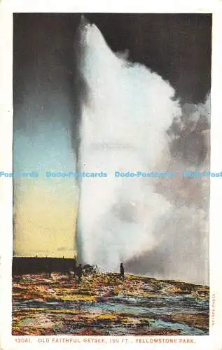 R311852 13041 Old Faithful Geyser Yellowstone Park Haynes Photo