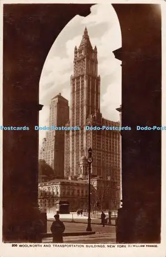 R312078 206 Woolworth and Transportation Buildings New York William Frange L Jon