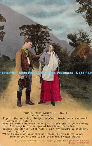 R312262 Top of The Mornin No 2 Bamforth Series No 4655