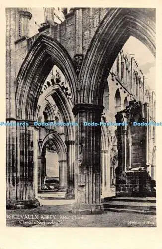 R312391 10 Rievaulx Abtei Kirche Chor a Nave looking W Ministry of Work