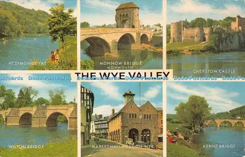 R312731 The Wye Valley At Symonds Yat Monnow Bridge Monmouth Chepstow Castle Wil