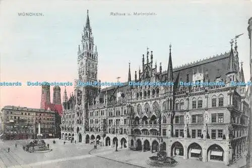 R312841 München Rathaus u Marienplatz W Zimmermann München Z 25