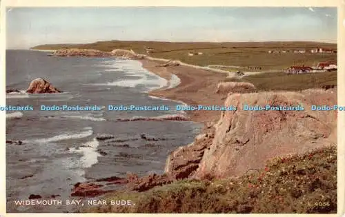 R312893 Widemouth Bay bei Bude L 4056 Carbo Farbpostkarte Valentine and Sons