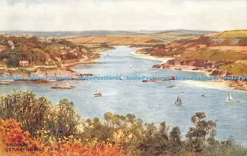 R312901 Salcombe Estuary From Bolt Head J Salmon LTD Sevenoaks From An Original