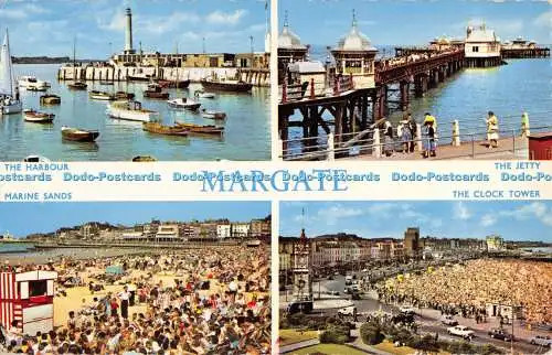 R312940 Margate The Harbour Marine Sands The Jetty The Clock Tower Reproduced Fr