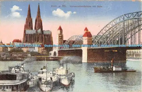 R314694 Köln a Rh Hohenzollernbrücke mit Dom