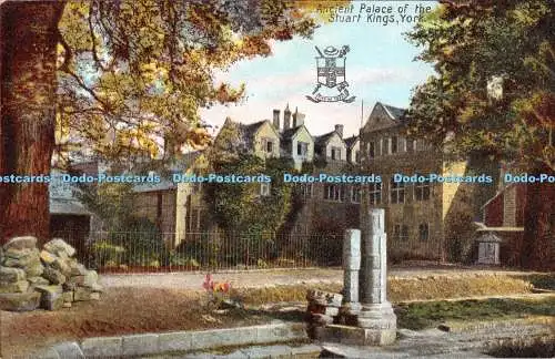 R313100 Alter Palast der Stuart Kings York Postkarte