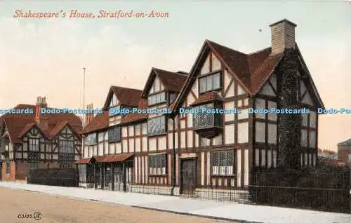 R313179 Shakespeares House Stratford on Avon 03105 JV Valentine Series