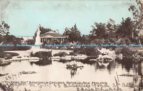 R315065 Rotorua New Zealand Tea Kiosk Govt Sanatorium Grounds 1906