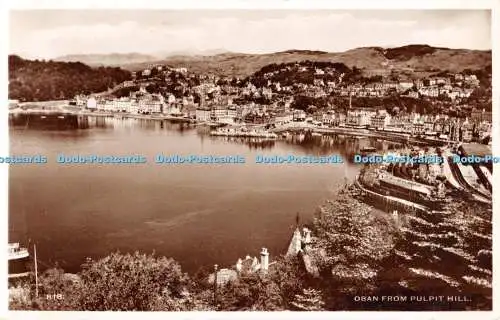 R315086 Oban aus Pulpit Hill A D Henderson Echtfoto Serie 1954