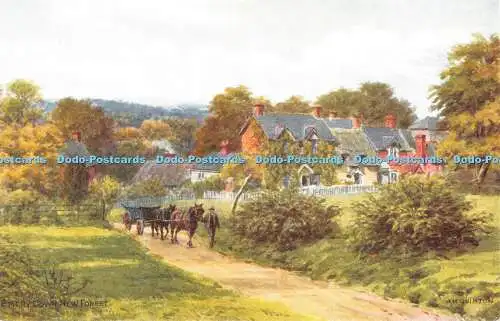 R313388 Emery Down New Forest Arquinton J Salmon LTD Sevenoaks From a painting b