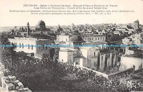 R313389 Jerusalem Kirche Ste Anne und Tempelbereich 18 Peres Blancs Ste Anne Je