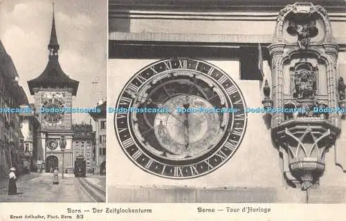 R313417 Bern Tour d Horloge Ernst Selhofer Foto Bern 53 Carte Postale