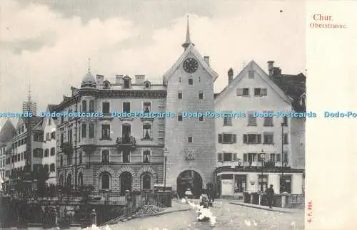 R315160 Chur Oberstrasse G P 654 Postkarte