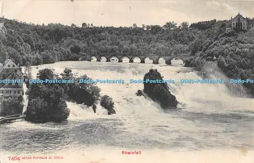 R315161 Rheinfall Fotoglob 7404 Postkarte