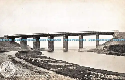 R313484 Llandulas Viaduct North Wales London and North Western Railway Company P