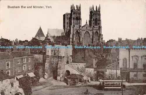 R316835 York Bootham Bar und Minster Valentines Serie