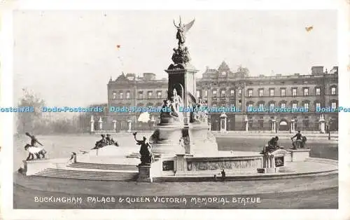 R313528 Buckingham Palace und Queen Victoria Memorial Statue Postkarte