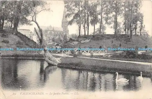 R316894 Valenciennes Le Jardin Public LL 29 1919