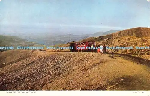 R315396 Zug auf Snowdon Summit Farbe Jarrold Cotman