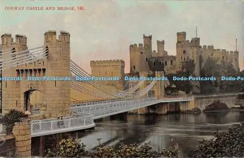 R317022 Conway Castle and Bridge 146 Grosvenor Serie W A und S S